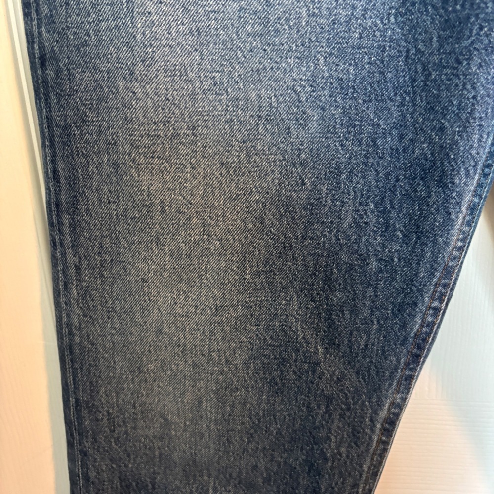 NEW AGOLDE Women 100% Organic Cotton Vintage High Rise Flare Medium Wash Jean 32 - Picture 6 of 16